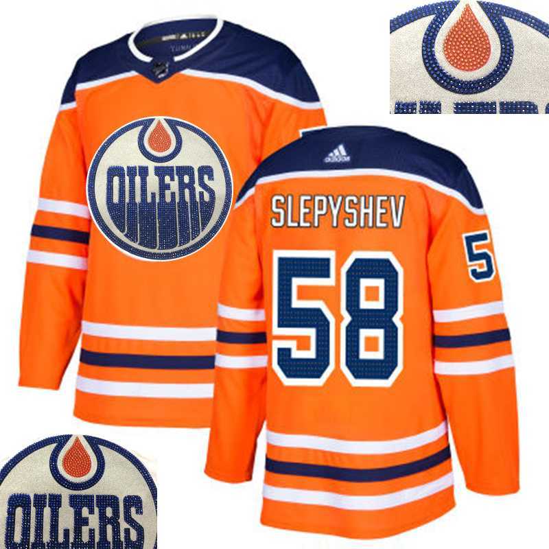 Oilers #58 Slepyshev Orange With Special Glittery Logo Adidas Jersey,We sell and wholesale Oilers #58 Slepyshev Orange With Special Glittery Logo Adidas Jersey on line form chian!